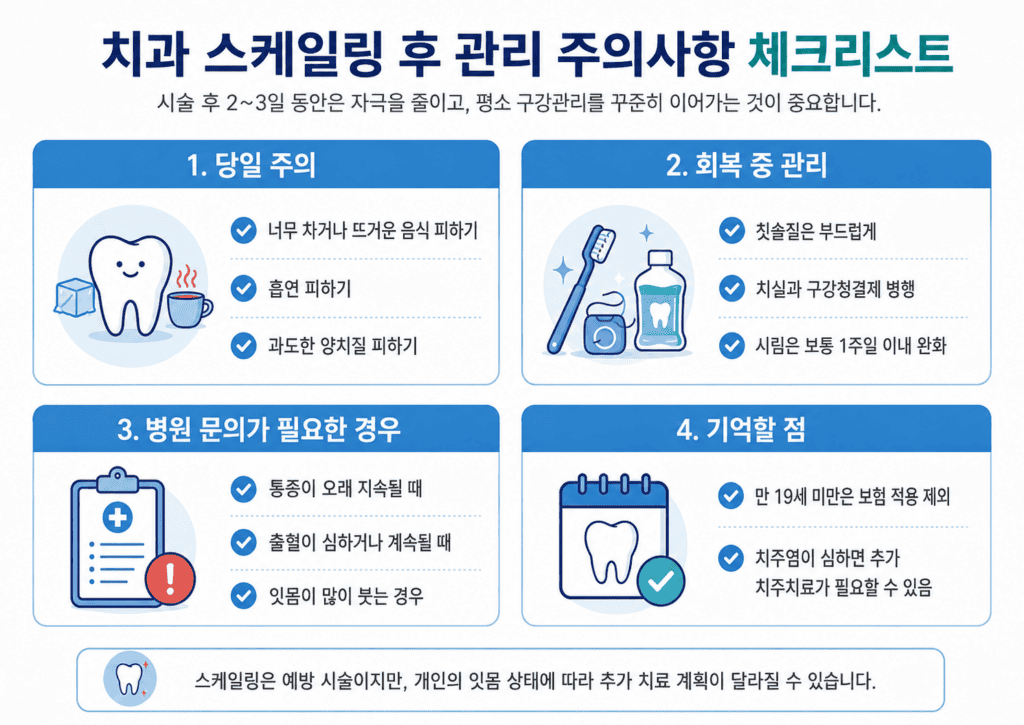 스케일링 가격 총정리